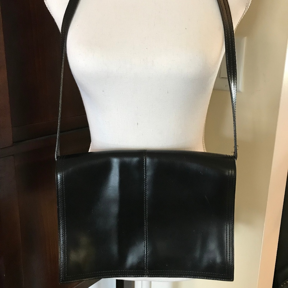 J.Crew Black Leather Purse